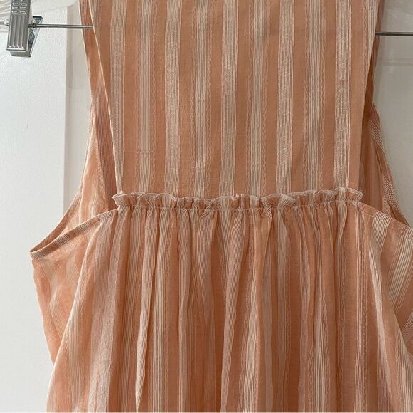 Lemlem Taytu Bib Peach Dress - Picture 5 of 9